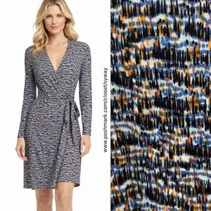 Hugo Boss Faux Wrap Dress with Pockets